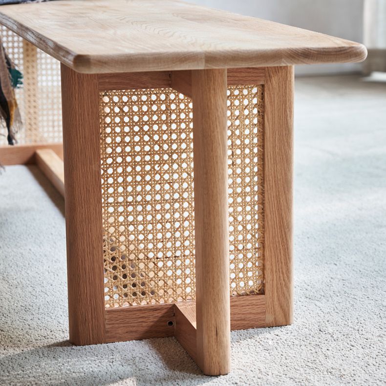 Eschenholz-Massivholz-Esstisch, Holzfarbe, Schlichtheit, fester Tisch für das Esszimmer
