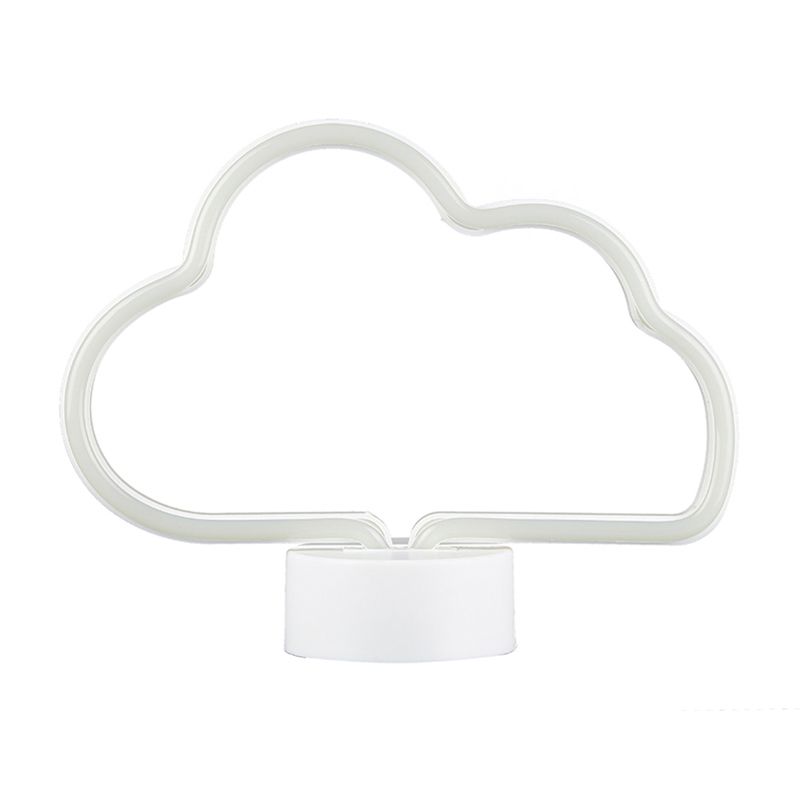 Lampada da tavolo da tavolo notturno a forma di nuvola in plastica Accomodario a LED a LED LED