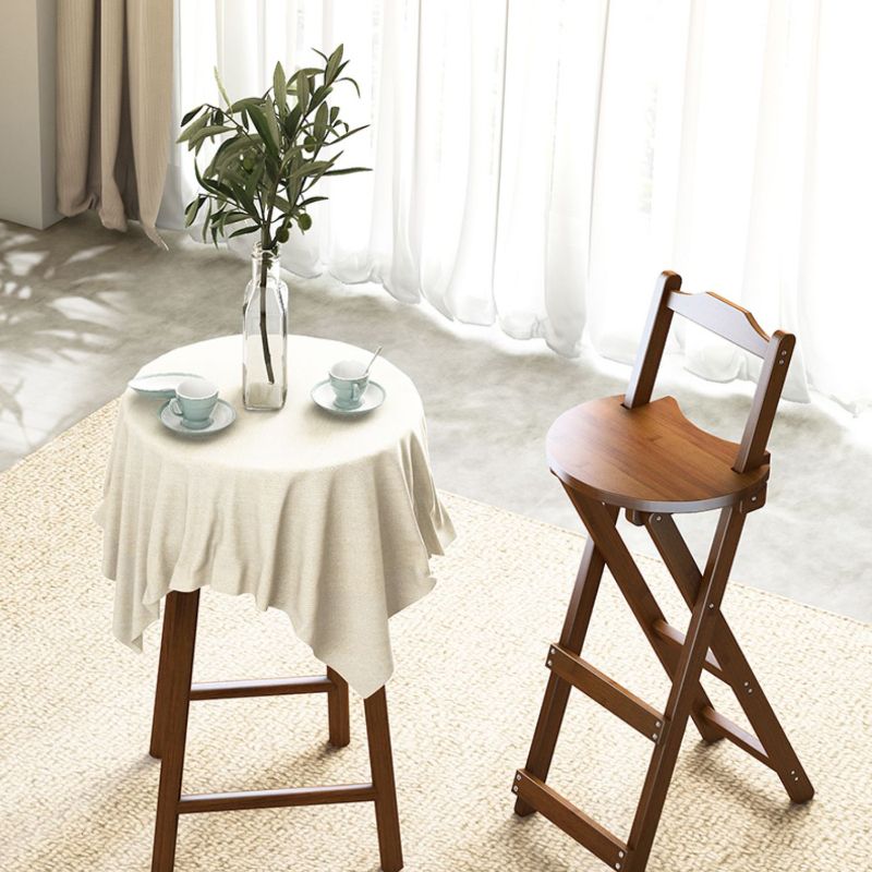 Contemporary Counter Chair Armless Counter-height Stool for Living Room