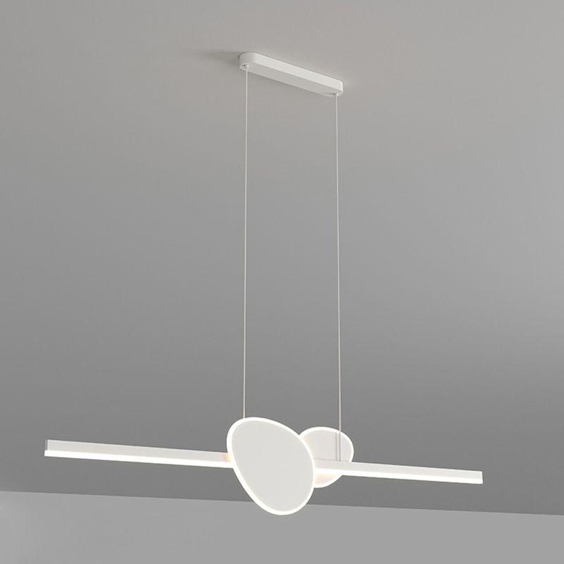 Modern Style Island Light LED Island Hanging Light with Acrylic Shade for Living Room