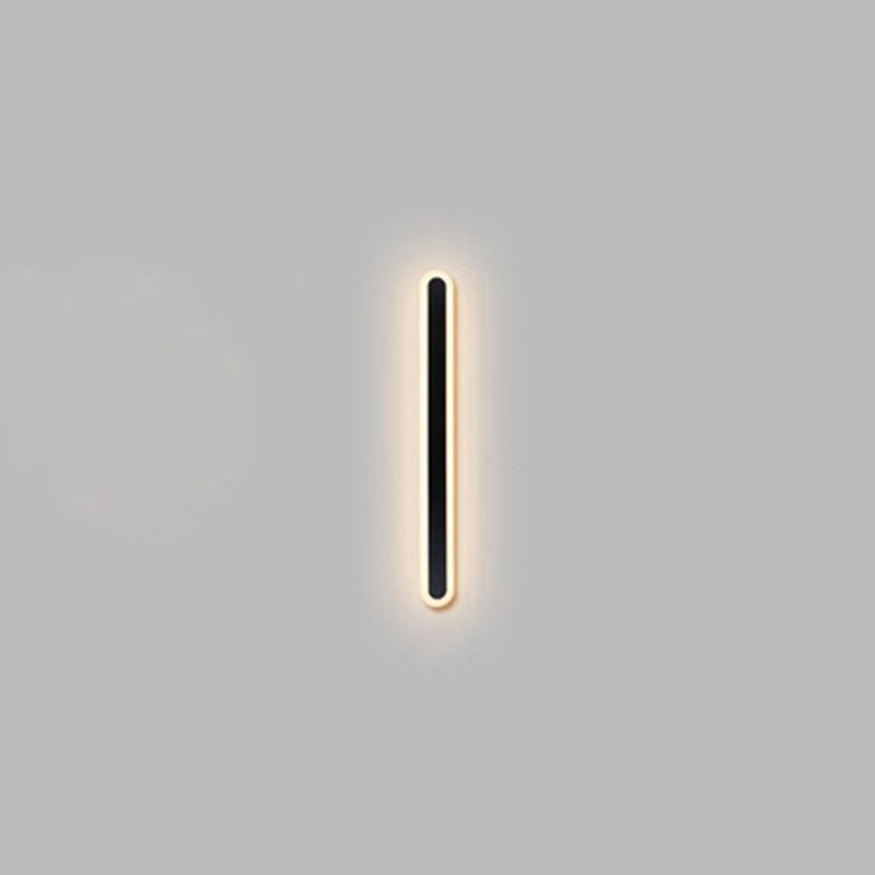 1 Light Linear Wall Mount Light Fixture Modern Wall Lamp Metal Wall Sconces