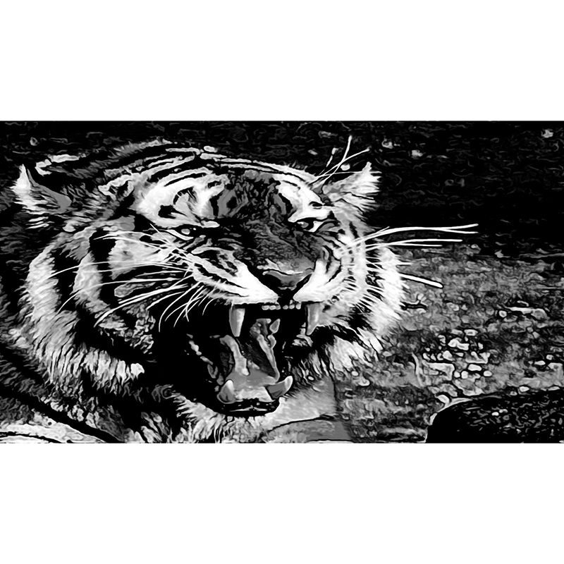 Animal Illustration Mural Wall Covering Eco-friendly Wallpaper for Bedroom