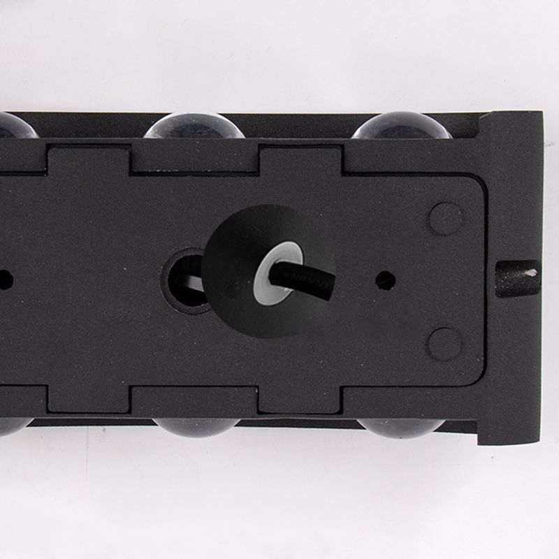 Multi Lights Wall Mount Light Modern Black LED Wall Light for Living Room