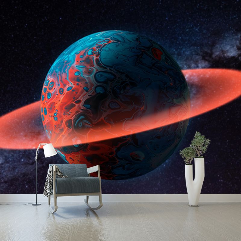 Universe Planet Environment Friendly Mural Wallpaper Novelty Style Wall Mural