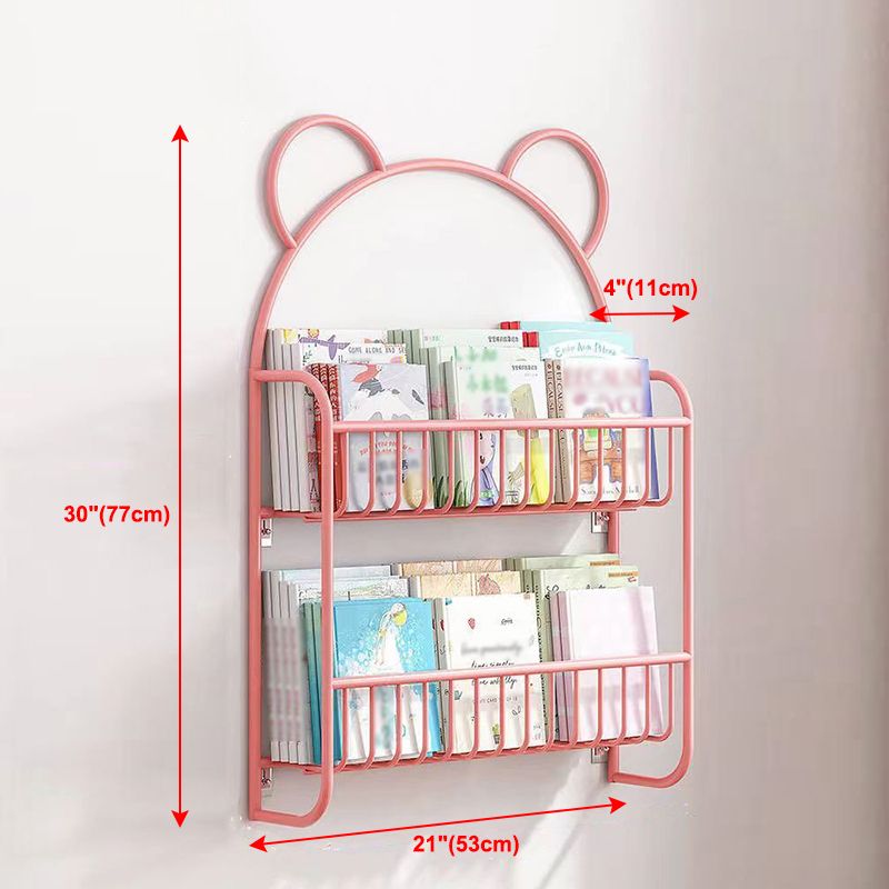 4.33 "W Bookshelf escandinava estantería montada en pared para sala de estudio de la oficina