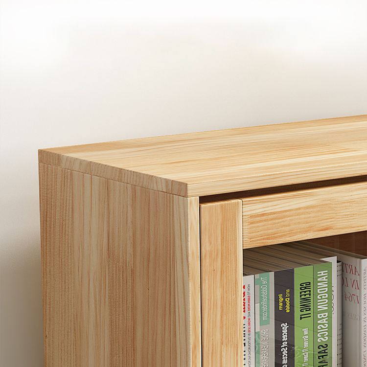 Manufactured Wood Standard Bookcase Scandinavian Bookcase with Door