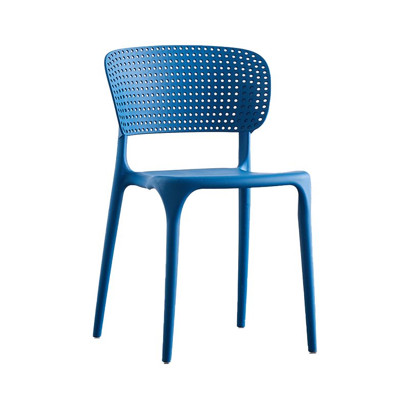Plastic Contemporary RestaurantSide Chair Colorful Stacking Dining Chair
