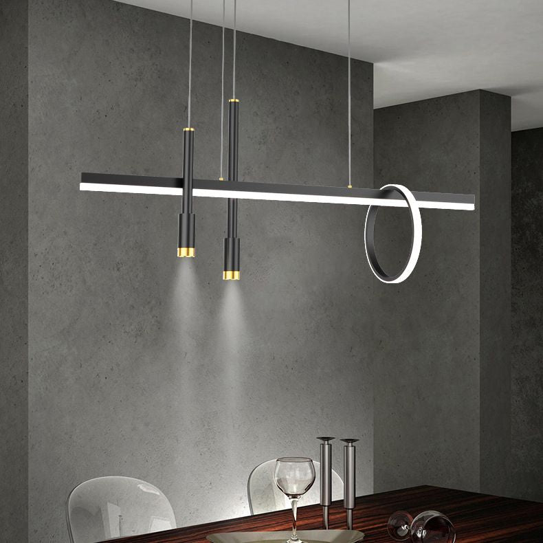 Lumo lampadario dell'isola ombreggiata Luce a LED SEMPLICITÀ LED BLACO APPLICO APPLICARE PER LA CUSCINA