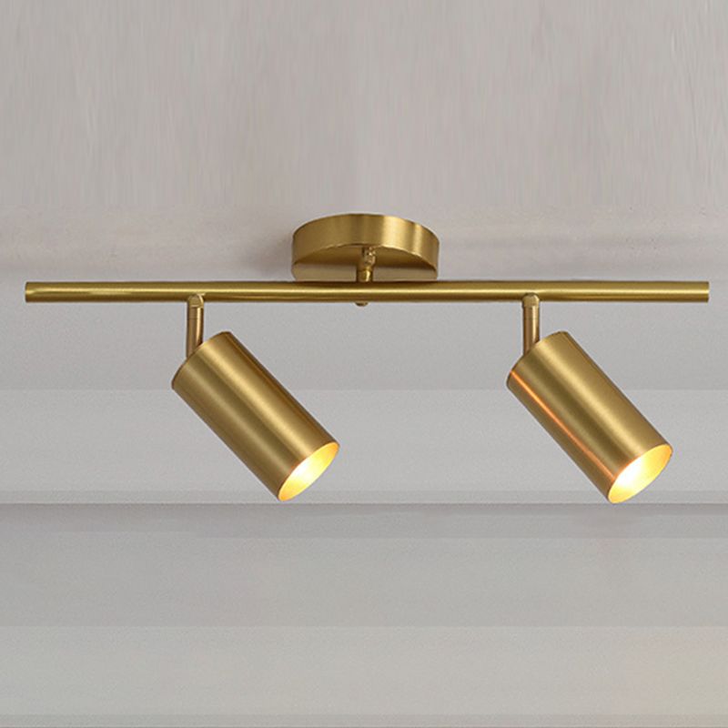 All Copper Track Lighting Kits Nordic Modern Light Luxury Home Living Room TV Cabinet Background Wall Study Room Commercial Shop Lamps