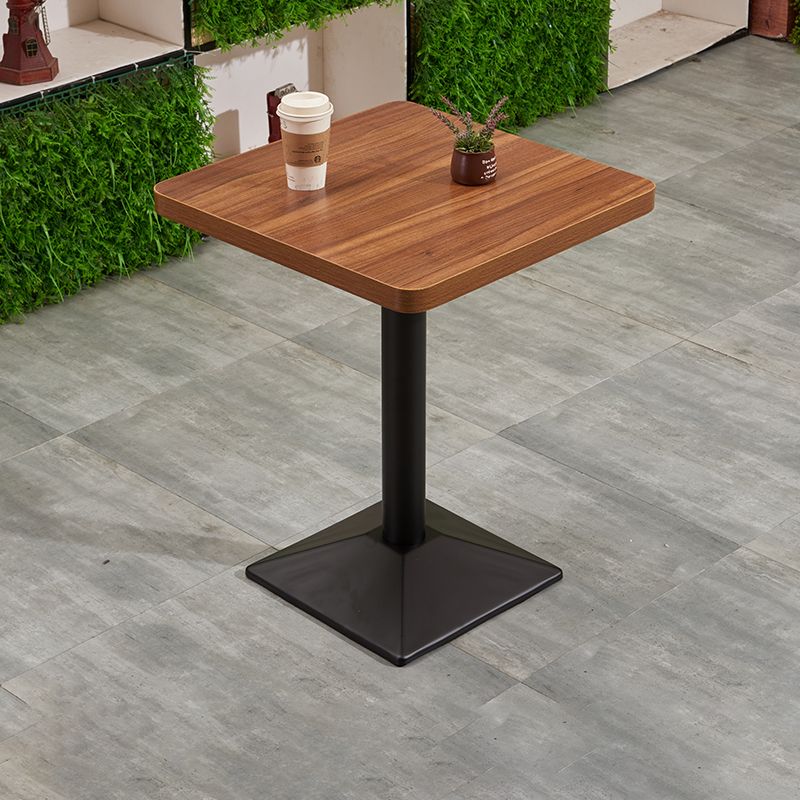 29.53" Tall Contemporary Style Coffee Cocktail Table Metal Pedestal Coffee Table