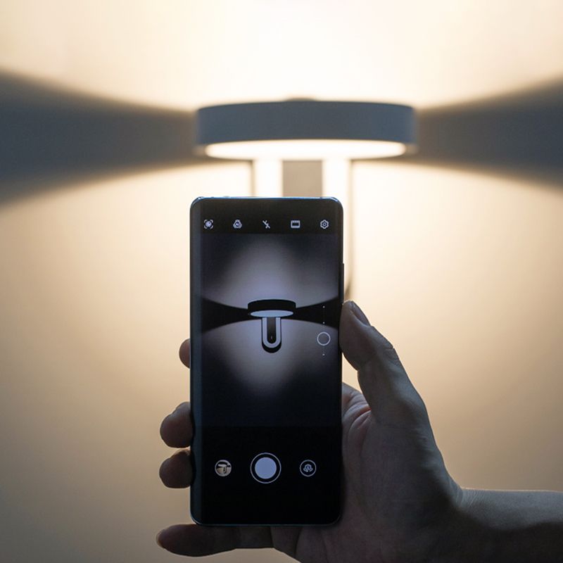 Minimalisme rotatif lampe murale à LED cylindrique