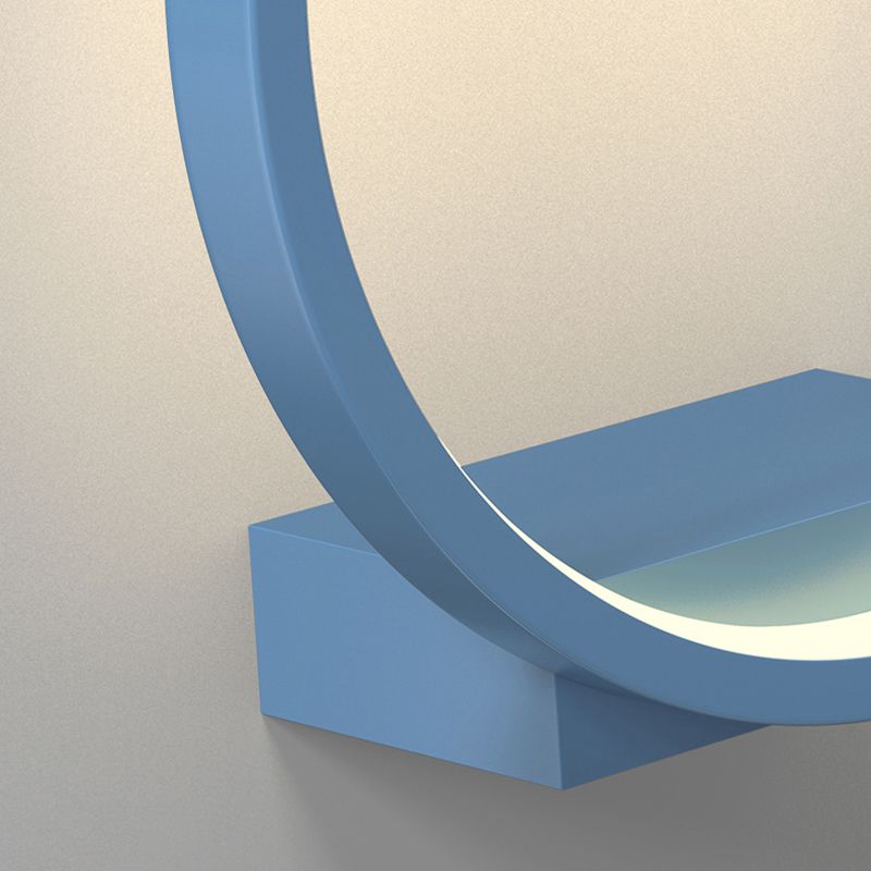 Metal Geometric Shape Wall Light Kid Style 1 Light Wall Light Sconce