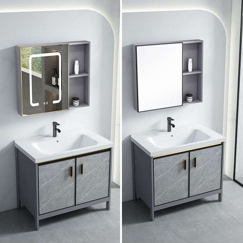 Modern Bathroom Sink Vanity Freestanding Faucet Included Bathroom Vanity Set