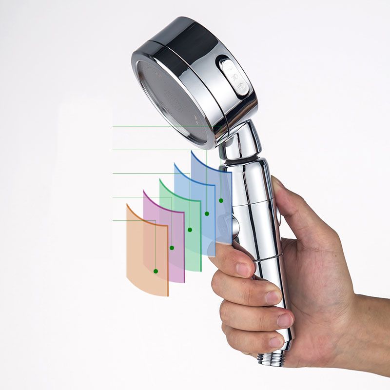 3 Settings Universal Pressurized Shower Head Adjustable Water Flow Handheld Shower Head