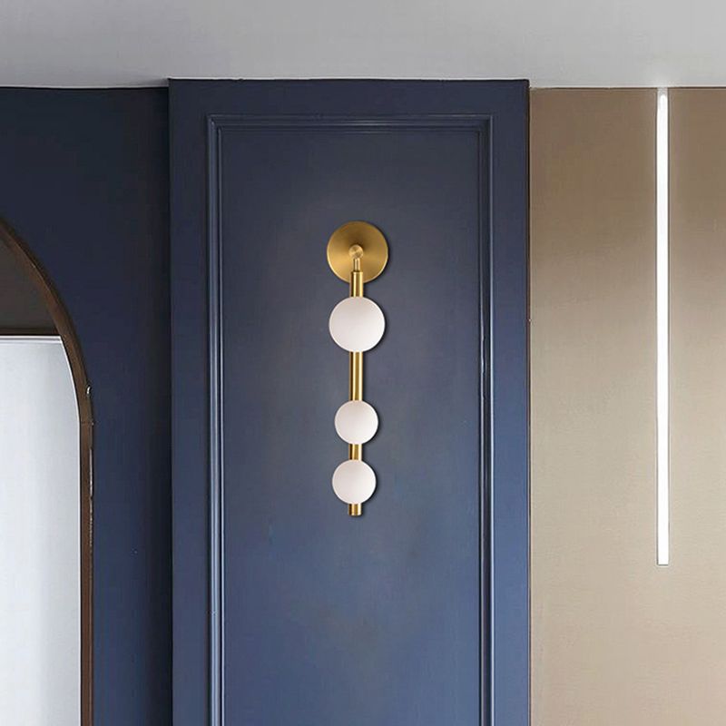 Modern Mirror Lamp Globe Glass Vanity Wall Light Fixture for Bathroom