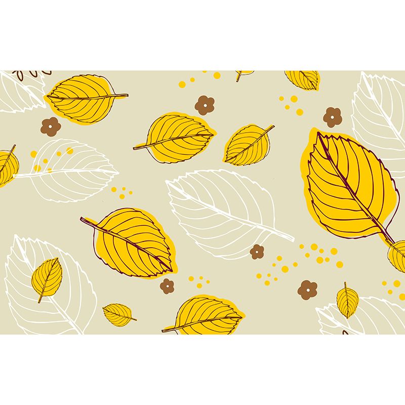 Bedroom Wall Mural Tropical plants Decorative Eco-friendly Wall Covering