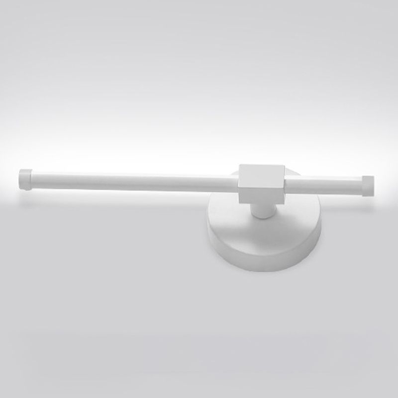 Iluminación de pared de metal de forma lineal iluminación moderna de montura de pared de 1 luces