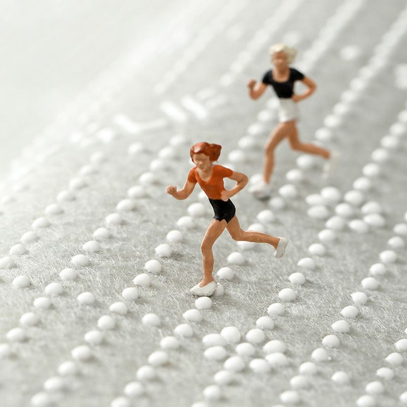 Pink Modern Rug Polyester Gradient Pattern Rug Washbale Rug for Home Decor