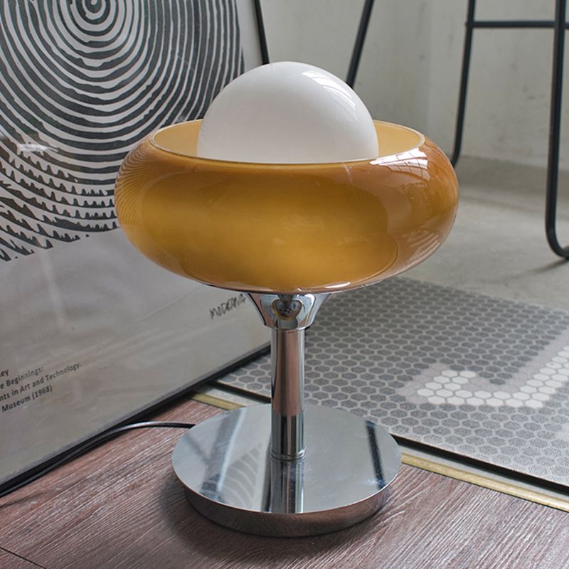 Lampada da tavolo moderna premurosa per gli occhi Minimalist Glass Night Stand Lampada per salotto