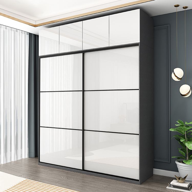 Sliding Engineered Wood Wardrobe Closet Modern Wardrobe Armoire