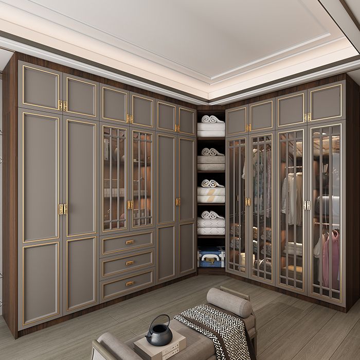 Modern Freestanding Wardrobe Engineered Wood Wardrobe Armoire