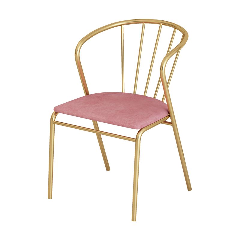 Sillas laterales traseras Windsor de estilo escandinavo Sillas de comedor tapizadas sin brazos