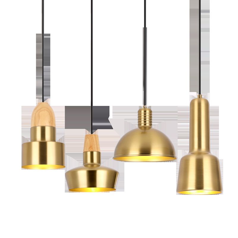 Zeitgenössische Deckenleuchte mit Metallschatten für Wohnzimmer