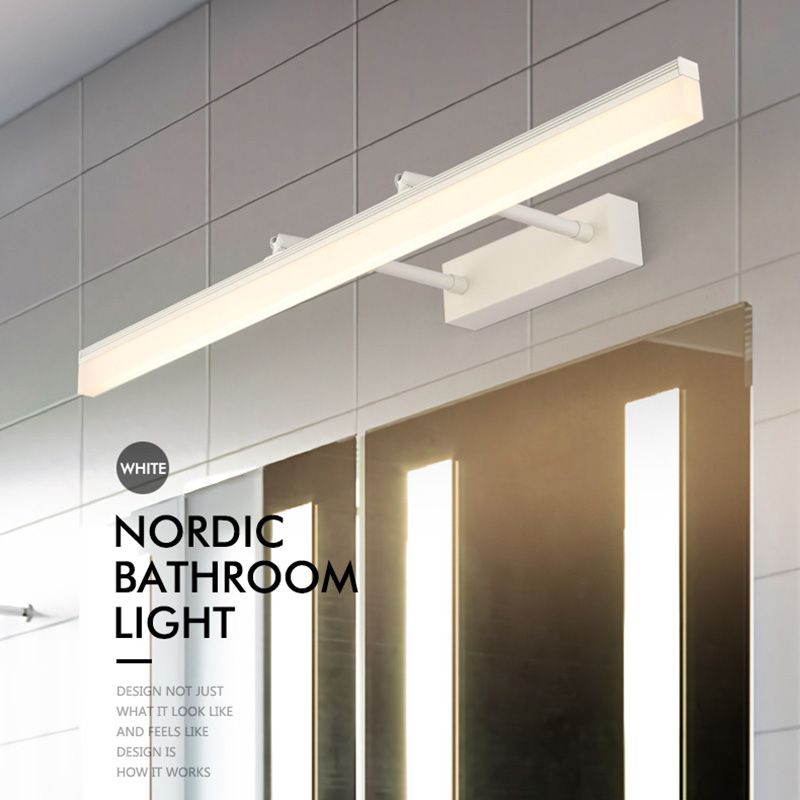 Metal linear Shade Swing Arm Wall Lights Modern 1 Head Wall Mount Fixture