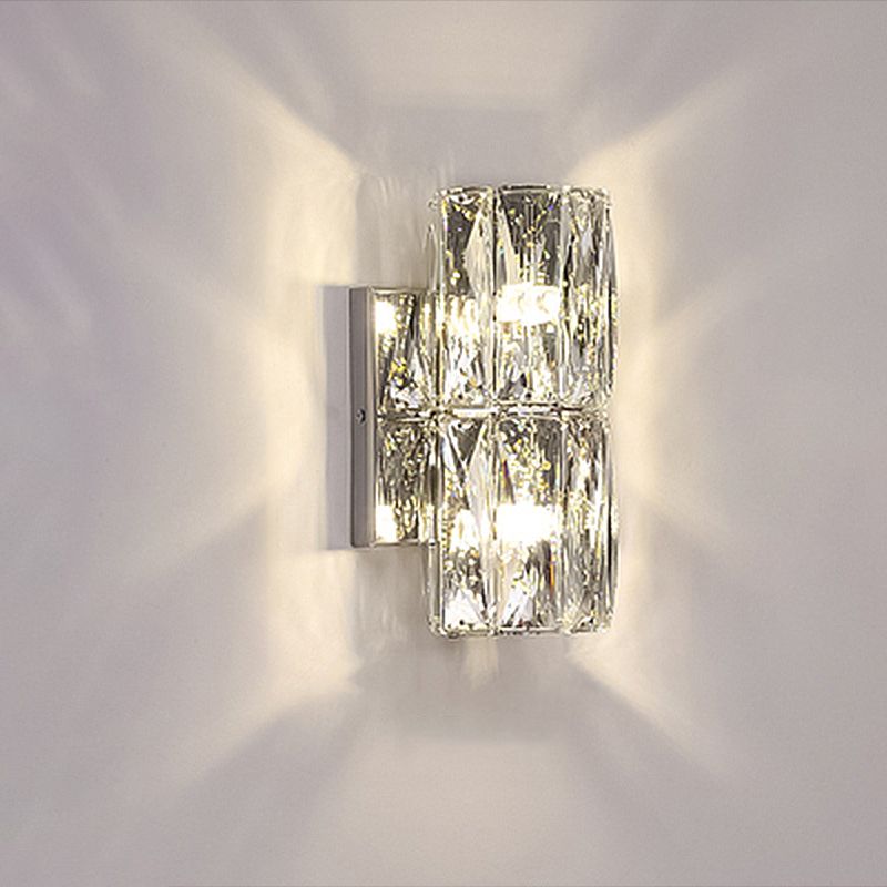 Postmodern Style Wall Light Crystal Wall Sconce Light for Living Room