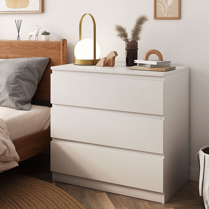 Ultra Modern Horizontal Double Dresser Wood Storage Chest Dresser for Bedroom