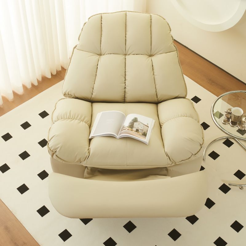 Traditional Standard Recliner Metal Solid Color Reclining Swivel Rocker