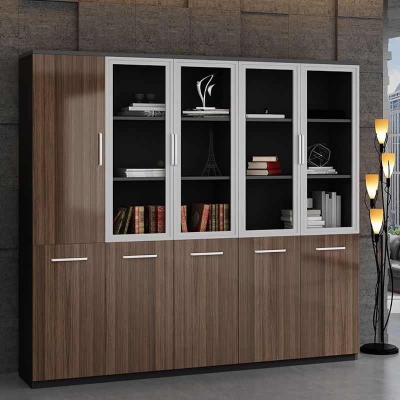 Traditional File Cabinet Wooden Vertical Filing Cabinet with Shelves