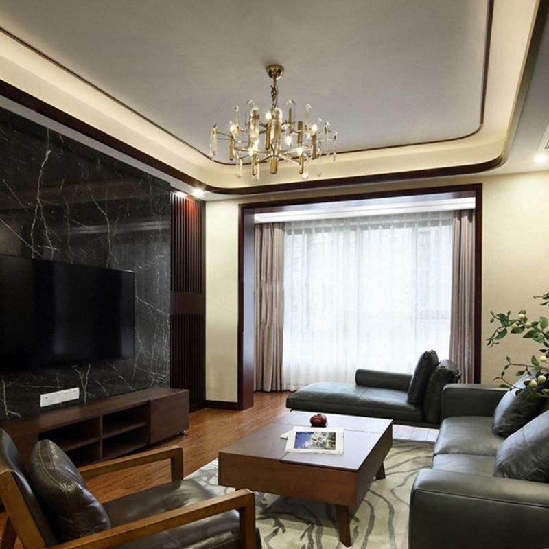 Modern Chandelier Pendant Light Two layers Suspension Light for Living Room Dining Room