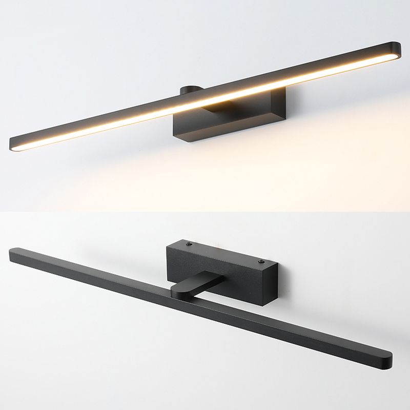 Éclairage d'applications de mur linéaire simplicité style métal LED LED Bathroom Mur Light