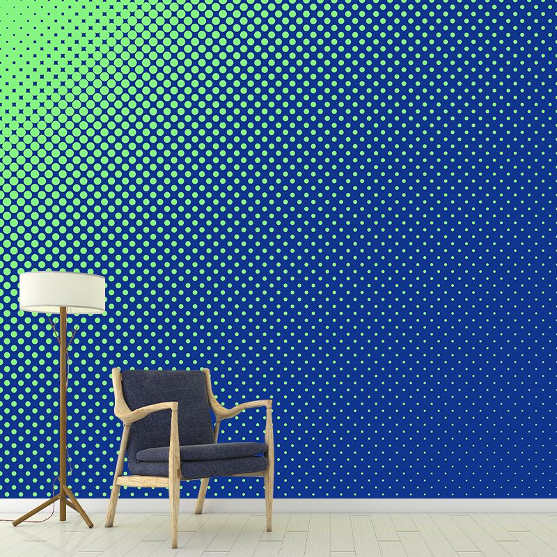 Customized Geometry Murals Illustration Mildew Resistant Wall Murals for Room