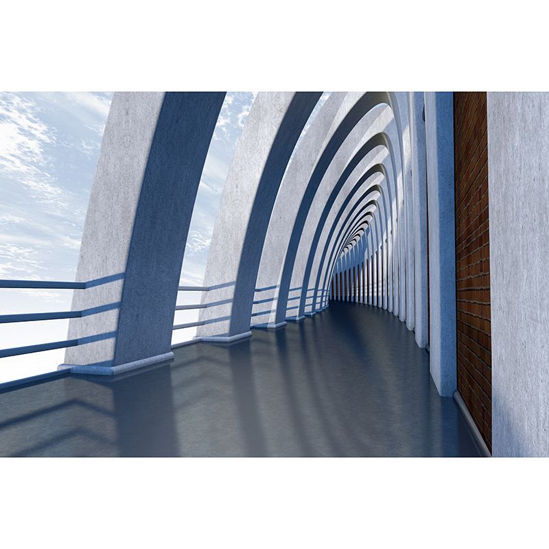 Spatial Extension Mural Large Size Wall Covering for Home, Moisture Resistant