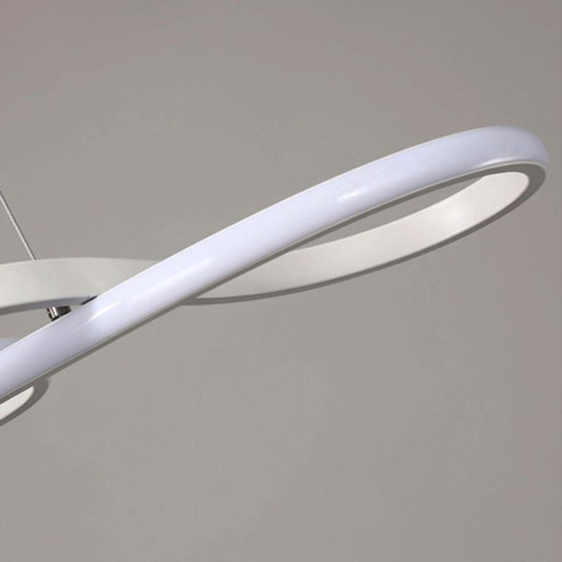 1-Licht-Aluminium-Anhänger Kronleuchter moderner Stil Drehaufhängung Anhänger Licht