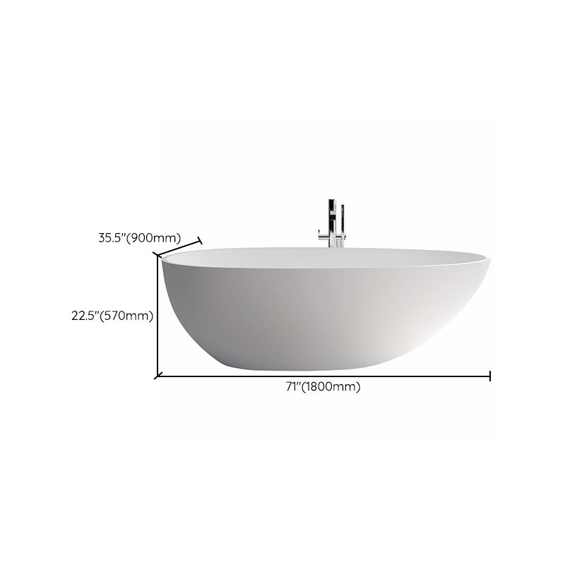 Stone Soaking Roll Top Bathtub Antique Finish Freestanding Bath Tub