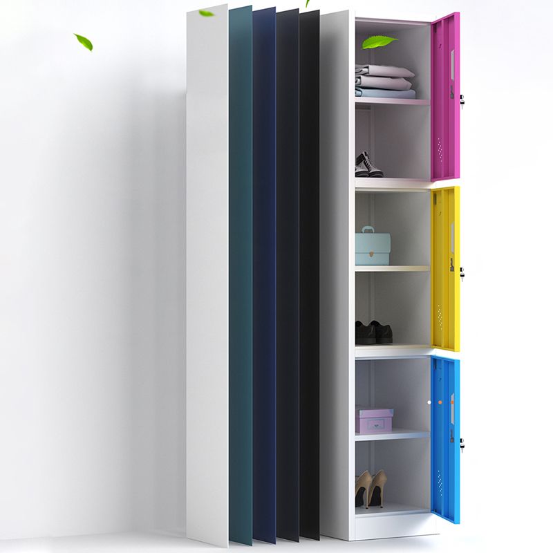 Modern Style Wardrobe Metal Wardrobe Closet for Home,16.54" D x 14.96" W x 70.87" H