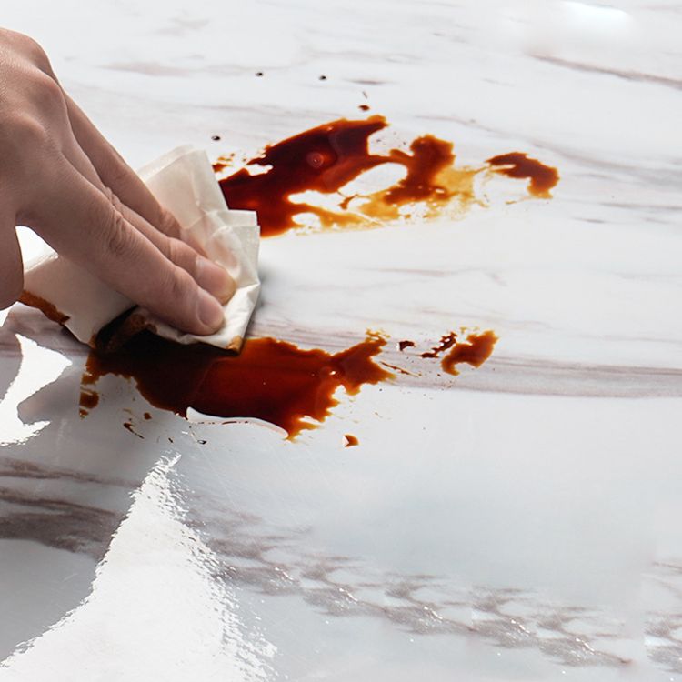 Modern Peel & Stick Field Tile Plastic Wallpaper for Kitchen Backsplash