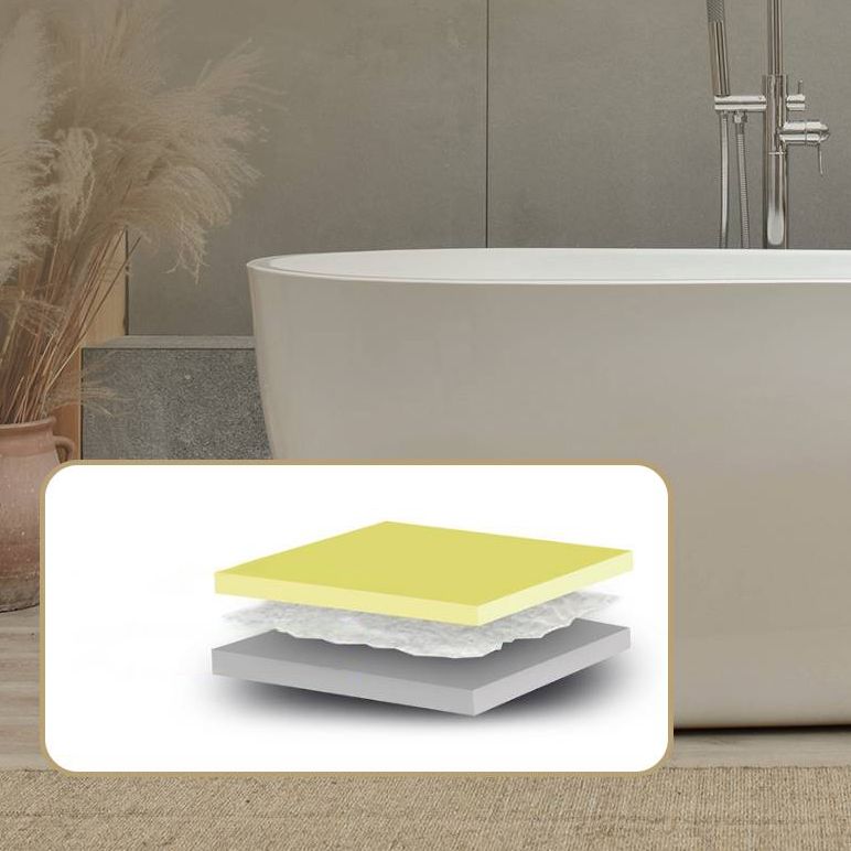 Center Modern Bathtub Freestanding Acrylic Soaking White Bath