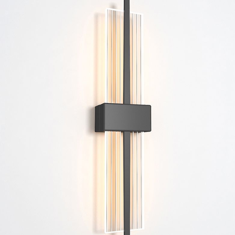 LED indoor decoratie wandbevestiging licht metalen dwarswand sconce in acryl schaduw