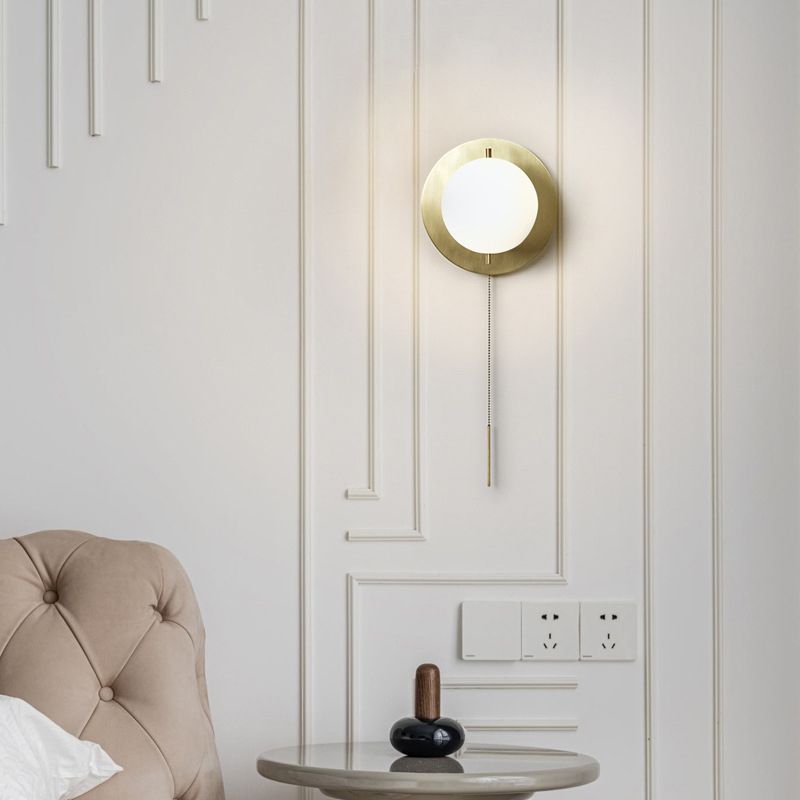 1 Light Unique Shape Wall Light Sconce Modern Metal Wall Light Fixture for Living Room