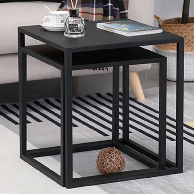 Frame 2 Nesting Coffee Table Mid-Century Metal Square Cocktail Table