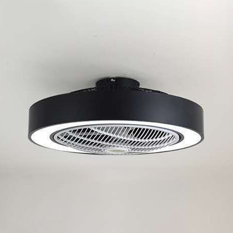 Lámpara de montaje de lavado de led redondo lámpara de ventilador de metal moderno accesorio de luz semi descarga