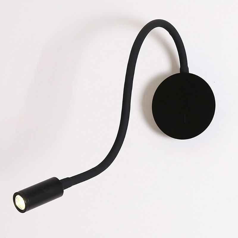 Lámpara de lectura metálica moderna Factura de la pared del hogar con brazo ajustable para el dormitorio