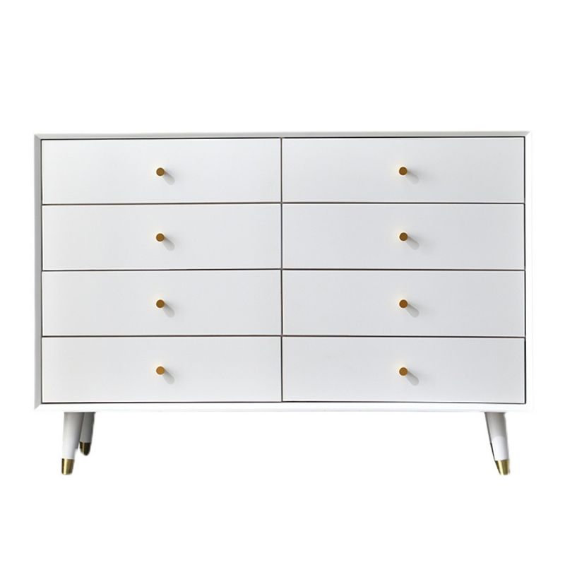 Classic Glam Solid Wood Storage Chest Bedroom Soft-Close Drawers Dresser