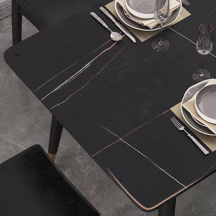 Modern 1/2/5/7 Pieces Dining Set Rectangle Stone Furniture for Home