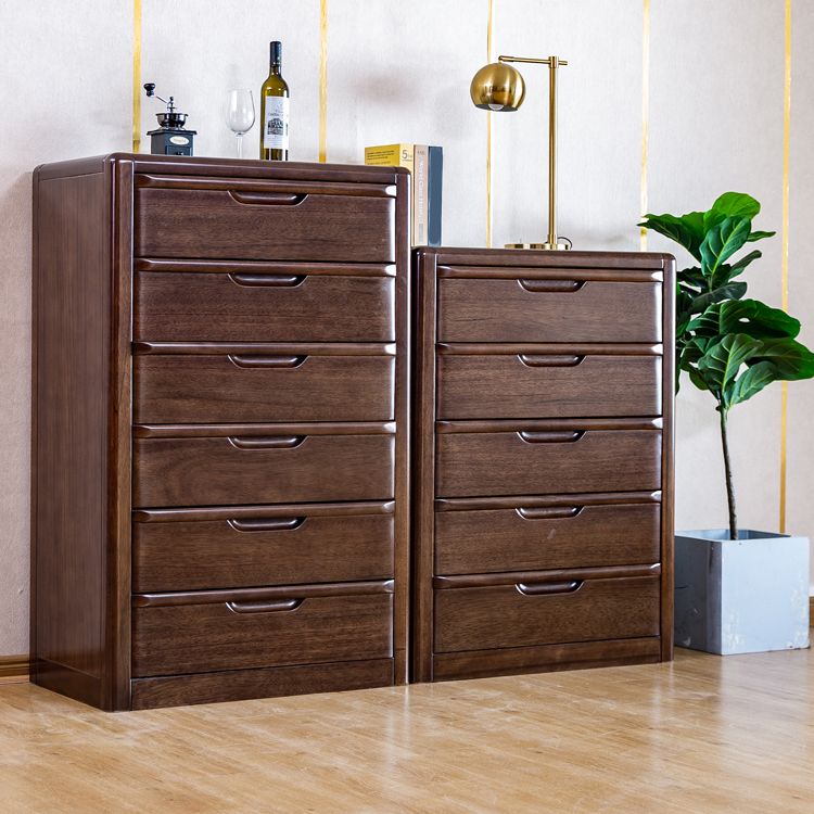 Brown 18.90" Wide Accent Chest Mid-Century Modern Wood Accent Chest