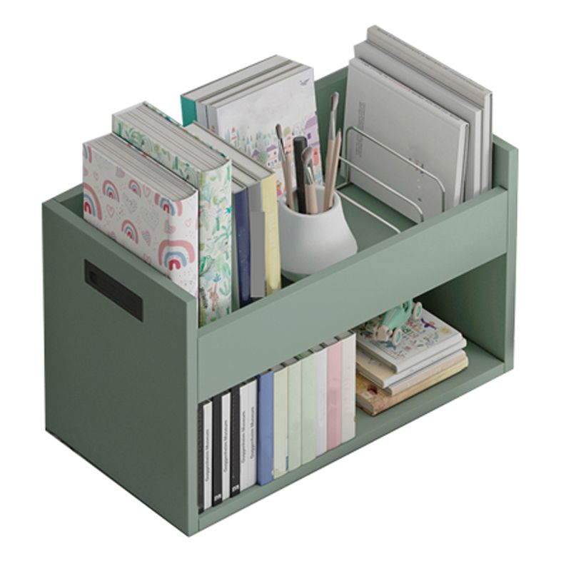 Contemporary Wood Bookshelf Closed Back Bookcase for Home Office